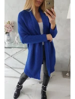 Svetr s netopýřími rukávy chrpově modrý