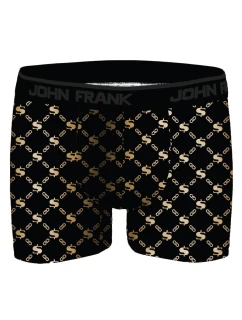 Pánské boxerky John Frank JFBDMET101-CHAIN GOLD 