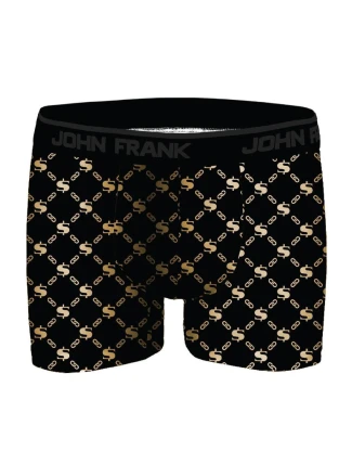 Pánské boxerky John Frank JFBDMET101-CHAIN GOLD 