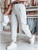 Dámské pytlovité kalhoty GOTRENDI světle šedé FashionStreet UY2529