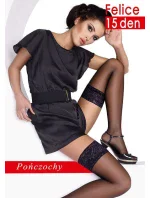 Dámské samodržící punčochy Mona Felice 15 den