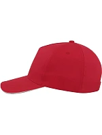Atlantis Headwear Start Five Sandwich 5 panelová kšiltovka "Start Five Sandwich" 33.0039 red/white Atlantis Headwear Start Five Sandwich 5 panelová kšiltovka "Start Five Sandwich" 33.0039 red/white