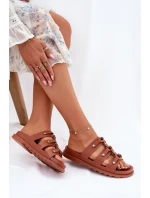 Dámské Pantofle S Pásky Camel Pasiriela