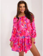 WN SK 8282 šaty.32 tmavě růžová