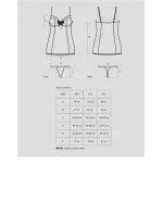 Košilka Rosana chemise XXL - Obsessive