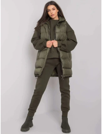 Dámská zimní komplet EM KMPL 647.00P khaki - Ex moda Dámská zimní komplet EM KMPL 647.00P khaki - Ex moda