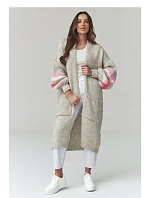 Svetr na zapínání  model 226864 Makadamia