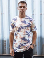 FashionStreet béžové moro pánské tričko RX5589