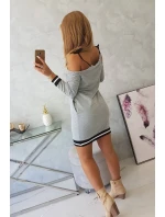 Šedé šaty Tres Chic