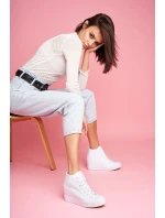 Dámská Obuv Sneakers Big Star Bilá FF274A192