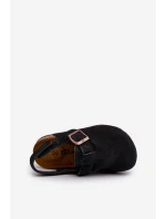 Dětské Černé Sandály Na Platformě Z Korku Vulagia