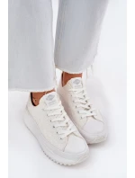 Dámské Tenisky S Vyšíváním Na Platformě Lee Cooper LCW-25-31-3465L Bílé