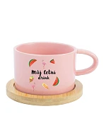 Personalizovaný keramický hrníček "MAKRONKA" s letním mixem Personalizovaný keramický hrníček "MAKRONKA" s letním mixem