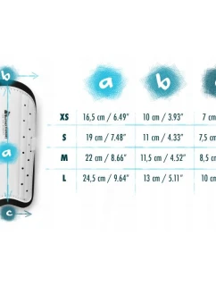 Fotbalové chrániče holení Meteor XS