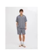 Jack&Jones krátké tepláky JPSTJAIDEN COBA STRIPE JOG SHORTS REG SN 12274413 OCEAN CAVERN