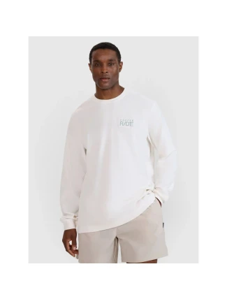 Pánské tričko oversize s potiskem a dlouhým rukávem 4F 4FWSS25TLONM390-11S pánské