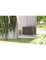 Zahradní box 190l hnědý dřevěný pro děti