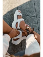 Dámské Sportovní Sandály Na Platformě Big Star RR274A076 Béžové