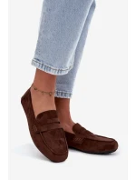 Loafersy Mokasyny Damské Ploché Tmavě hnědé Soreline Loafersy Mokasyny Damské Ploché Tmavě hnědé Soreline
