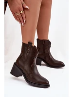 Boty na podpatku  model 221136 Step in style