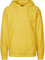 Neutral O 63101 Pánská mikina s kapucí z bio bavlny 77.6311 yellow