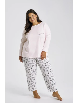 Taro Ella pyžamo 3465 délka/r 2XL-3XL Z25/26 dámské Taro Ella pyžamo 3465 délka/r 2XL-3XL Z25/26 dámské