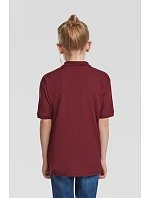 Fruit of the Loom Kids 65/35 Polo Dětské piqué polo 16.3417 heather grey Fruit of the Loom Kids 65/35 Polo Dětské piqué polo 16.3417 heather grey