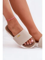 Dámské Pantofle Big Star RR274A102 Béžové