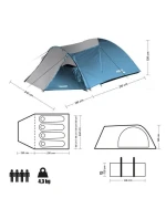 Stan NILS CAMP trekker NC6012 modrošedý