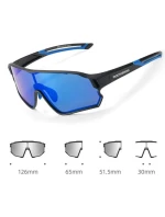 Dětské sluneční brýle Rockbros Polarized black and blue