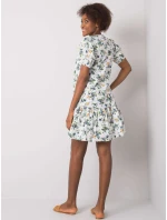 Šaty RO SK 2508.38P bílá zelená Šaty RO SK 2508.38P bílá zelená