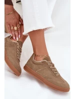 Dámské semišové tenisky Big Star HI-POLY SYSTEM – béžové