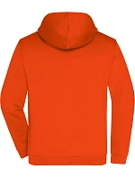 Daiber JN 756 Pánská mikina s kapucí 02.0756 orange
