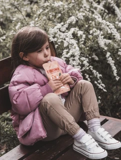 Dětské Kůže tenisky se suchým zipem Bílé Foster