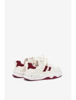 Dětské Tenisky Na Platformě Bežovo-Červené Grellio