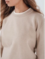 Dámský základní svetr DARMILA beige FashionStreet MY2507