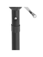 ZAHRADNÍ SLUNEČNÍK 300 CM SKLÁDACÍ TMAVĚ MODRÝ