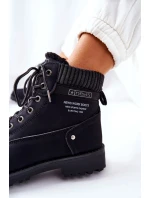 Dámské Turistické Kotníkové Boty Černé Grunders