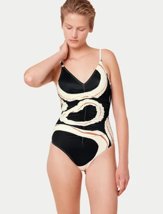 Dámské jednodílné plavky Summer Allure OP 01 černé - Triumph Dámské jednodílné plavky Summer Allure OP 01 černé - Triumph