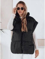 Dámská prošívaná vesta NIMIA černá FashionStreet TY3248