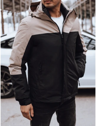 Pánská zimní bunda s kapucí černá FashionStreet TX4899