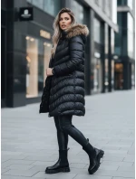 Dámská zimní bunda GLAMOUR FUSION černá FashionStreet TY3890z Dámská zimní bunda GLAMOUR FUSION černá FashionStreet TY3890z