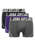 Pánské sportovní boxerky 3 ks DIM SPORT MICROFIBRE BOXER 3x - DIM SPORT - šedá Pánské sportovní boxerky 3 ks DIM SPORT MICROFIBRE BOXER 3x - DIM SPORT - šedá
