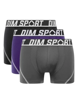 Pánské sportovní boxerky 3 ks DIM SPORT MICROFIBRE BOXER 3x - DIM SPORT - šedá Pánské sportovní boxerky 3 ks DIM SPORT MICROFIBRE BOXER 3x - DIM SPORT - šedá