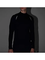 Pánské tričko s dlouhým rukávem 4F M417 deep black 4FWAW25TFLOM417 20S pánské