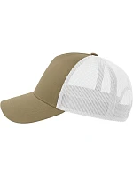 Atlantis Headwear Rapper Cotton-S 5 panelová Trucker kšiltovka 33.0260 khaki/white Atlantis Headwear Rapper Cotton-S 5 panelová Trucker kšiltovka 33.0260 khaki/white