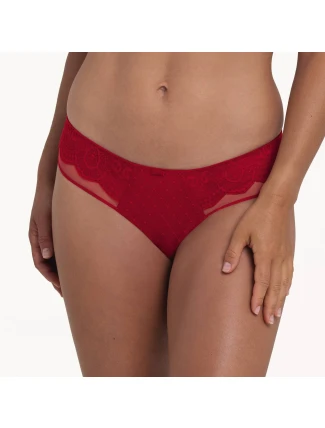 Selma vyšší kalhotky 1336 red - RosaFaia