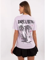 Tričko D12022AC02645H světle fialové