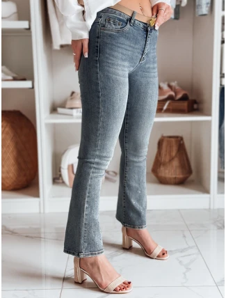 Dámské džíny do zvonu se zirkony BLINKFIT modré FashionStreet UY2449 Dámské džíny do zvonu se zirkony BLINKFIT modré FashionStreet UY2449