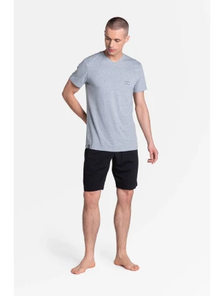 Pyžamo Duty 38881-90X šedo-černé - Henderson